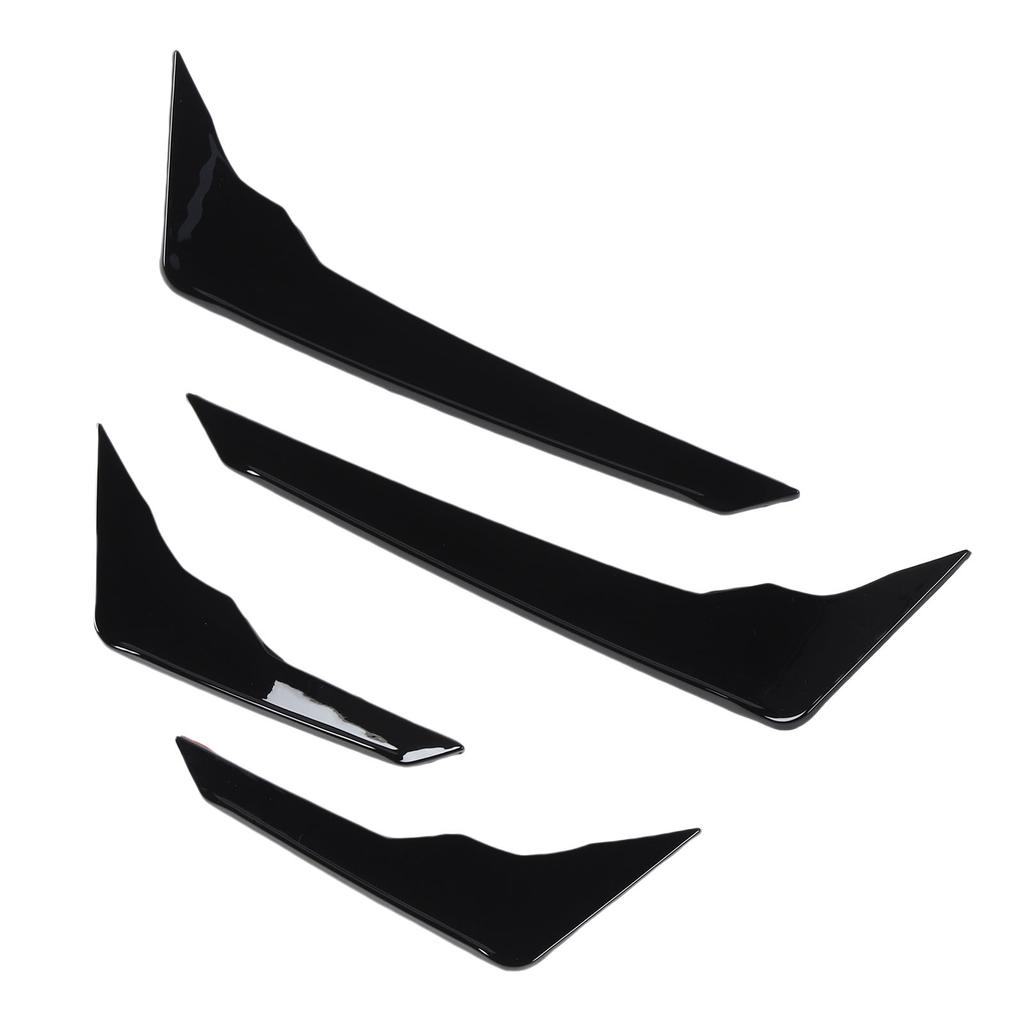1 P  Front Bumper Side Spoiler Aerodynamic Left Right Front Bumper Side   Vent Trim Fin Decor Replacement For FY   2021-2024