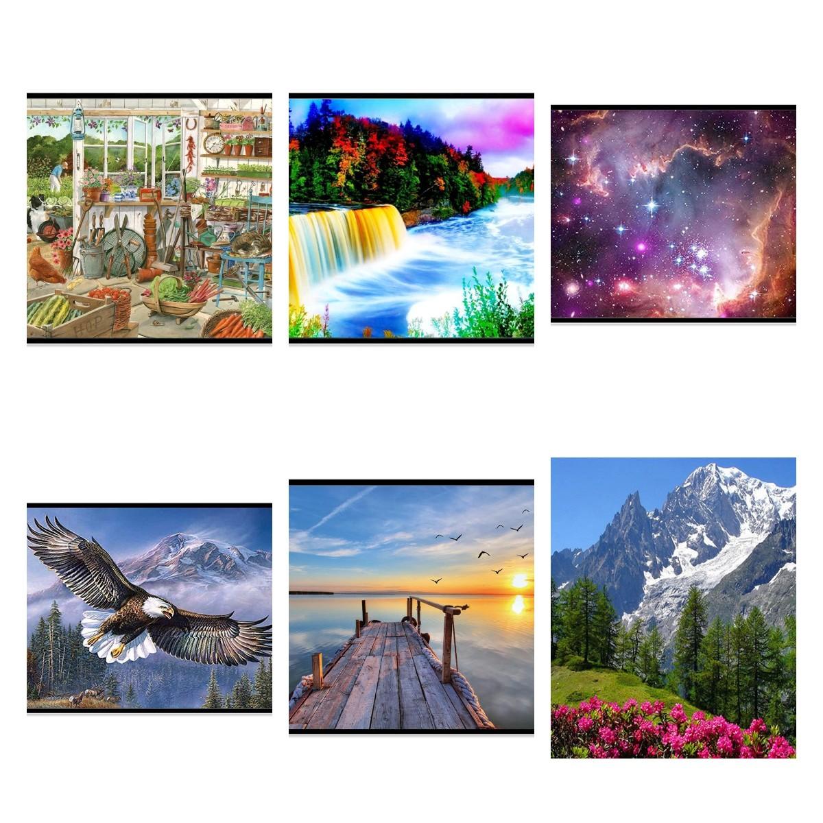 

5D DIY Алмазная картина Мозаика Художественное произведение искусства натуральный Полная вышивка квадратный/круглый алмаз Вышивка подарок или украшениекровать