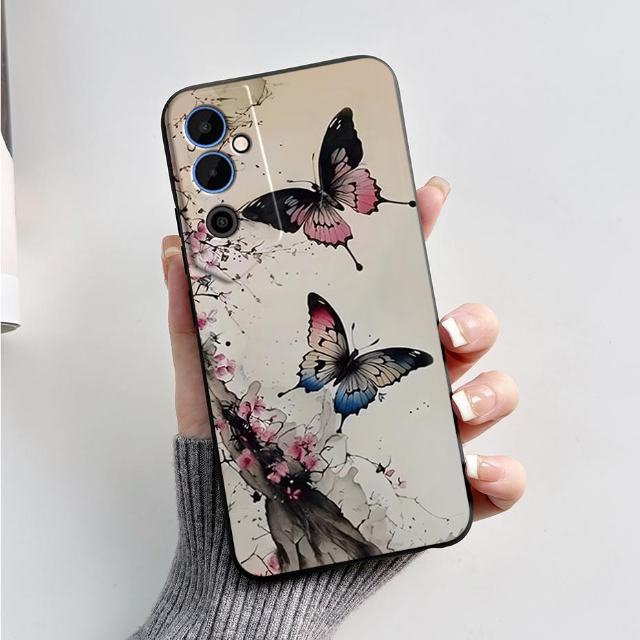 For Tecno Pova Neo 2 Case Pova Neo2 LG6n Cover Black TPU Soft Silicone Phone Case For Tecno Pova Neo 2 Coque Protective Fundas