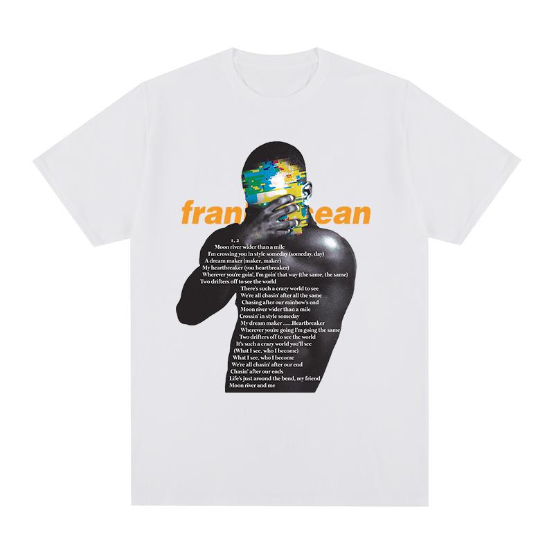 Frank Blond Tshirt Music Hip Hop Funny Harajuku Rapper Cotton Unisex T Shirt New Tee Tshirt Unisexs Tops