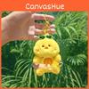 Swimming Circle Chick Plush Toy Cartoon Animal Doll Keychain Backpack Pendant