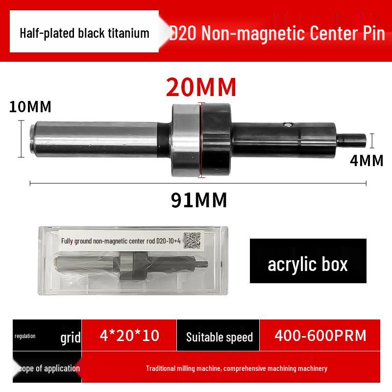 High-Precision Non-Magnetic Ceramic Optical CNC Edge Finder Tool