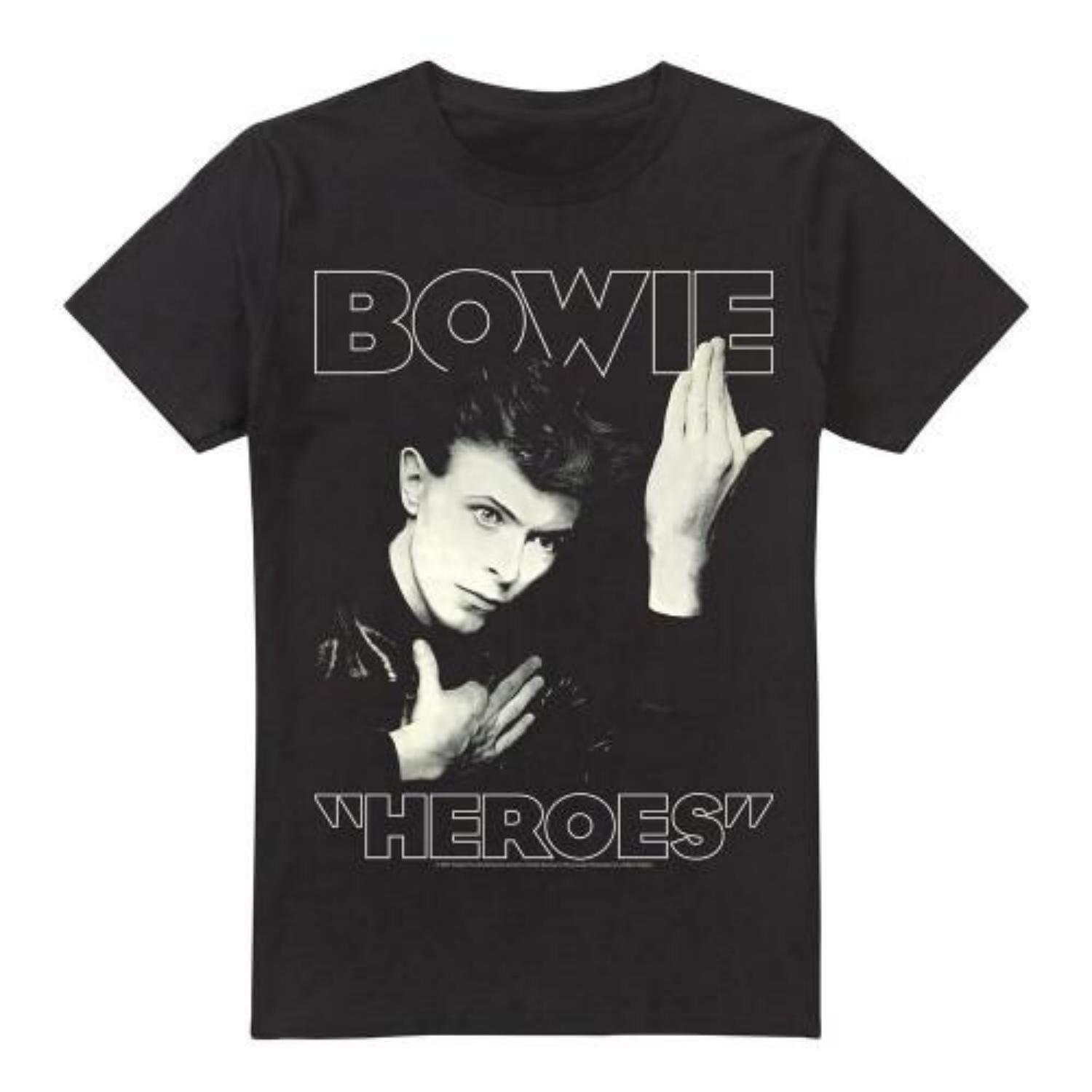 

David Bowie Men s Heroes Cover T-Shirt S чёрный