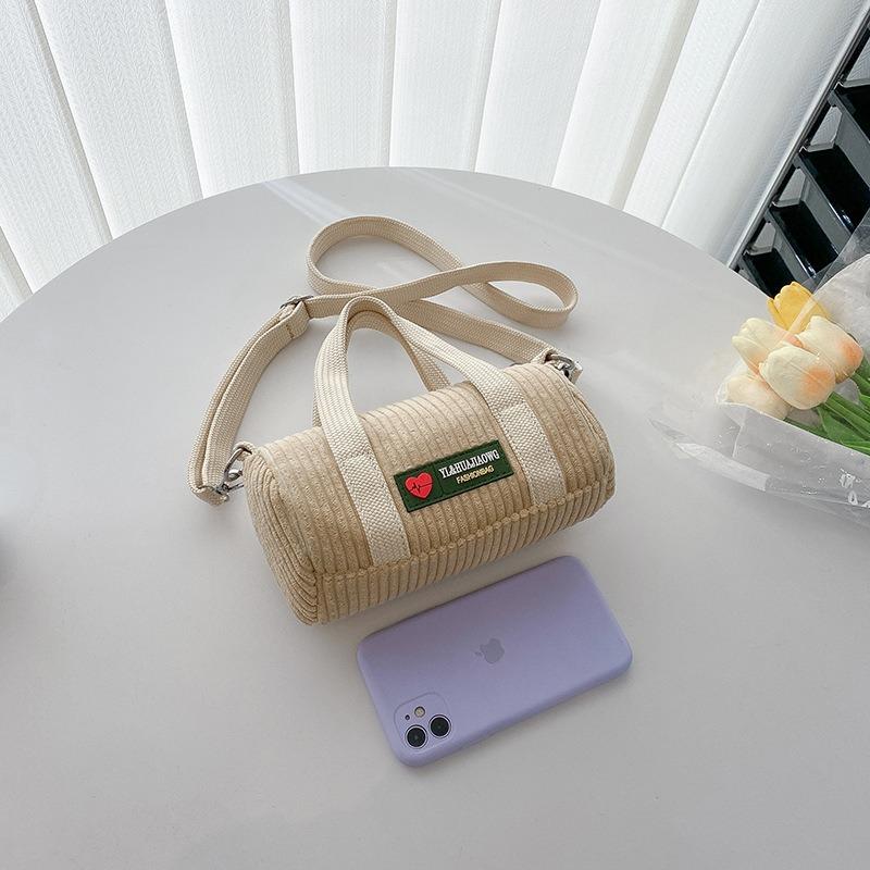 Women's Bag New Corduroy Handbag Sweet Fashion Shoulder Messenger Bag