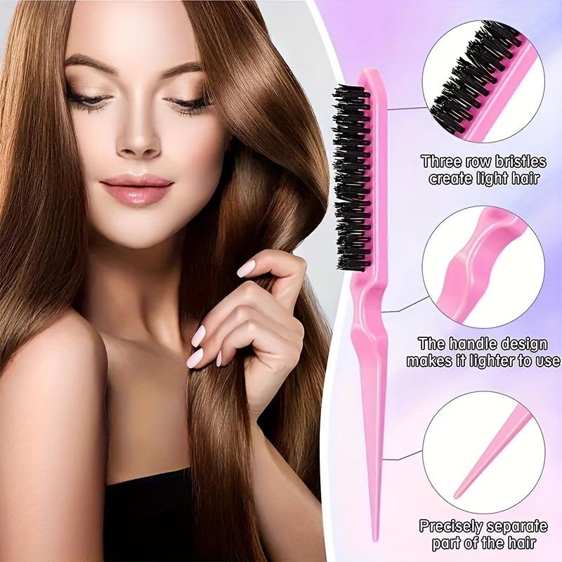 Three piece set with pointed tail comb, fixed mouse comb, hair pulling needle, high-pressure spray bottle