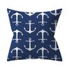 Navy Blue Mandala Nordic Geometric Pillowcase 45x45 Cushion Cover Decorative Pillow Sofa Cushion Home Decor Polyester