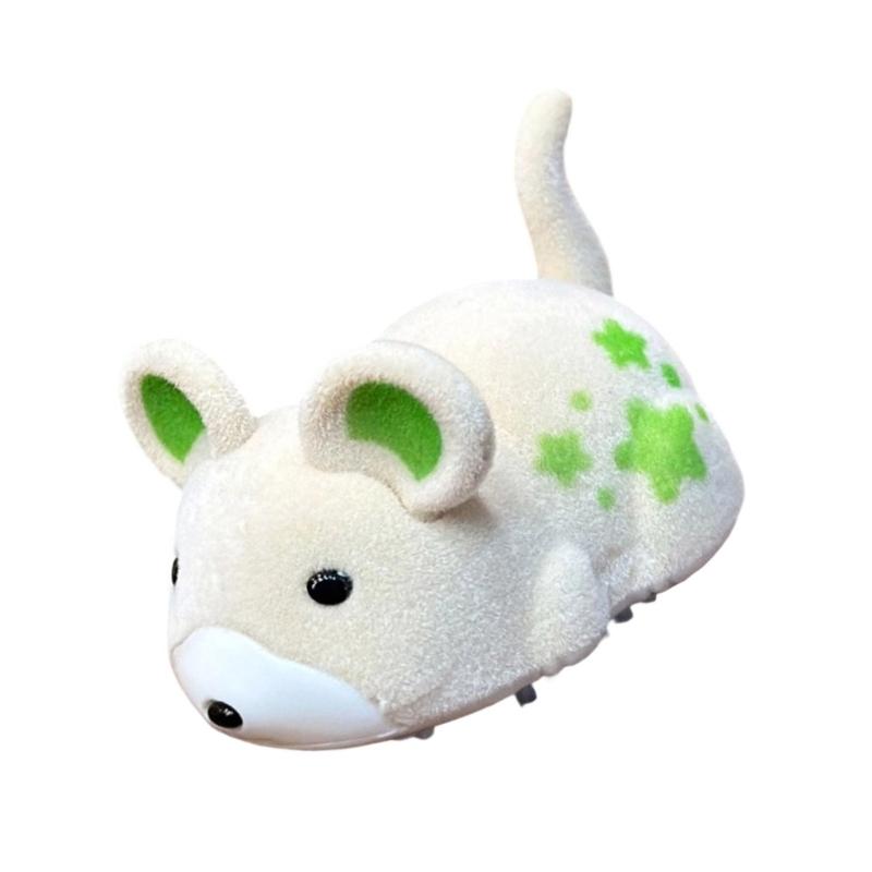 Realistic Moving Hamster Teaser Electric Cats Toy Interactive Pet Stress Relief