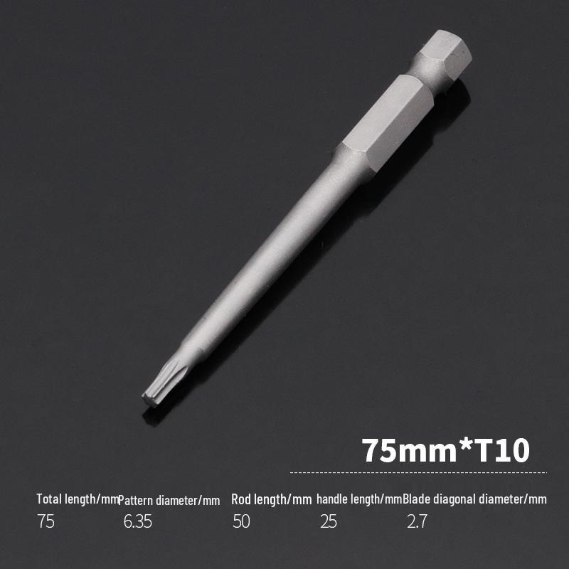Extended Star Magnetic Screwdriver Bit Set T8/T25/T30/T40 for Electric Screwdrivers and Drills