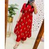 Indian Party Wear Cotton Kurta Pant Set Women Designer Top Tunic Kurti Dress SC-2225