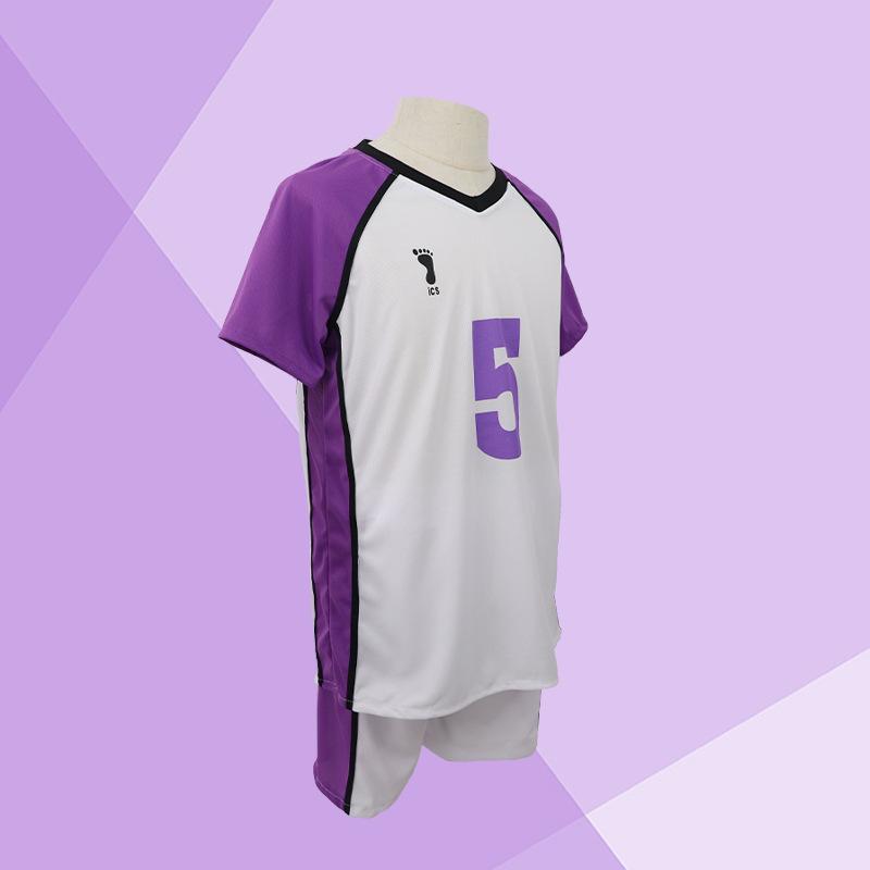 Shiratorizawa High School Ushijima Wari Volleyball Cosplay Team Trikot