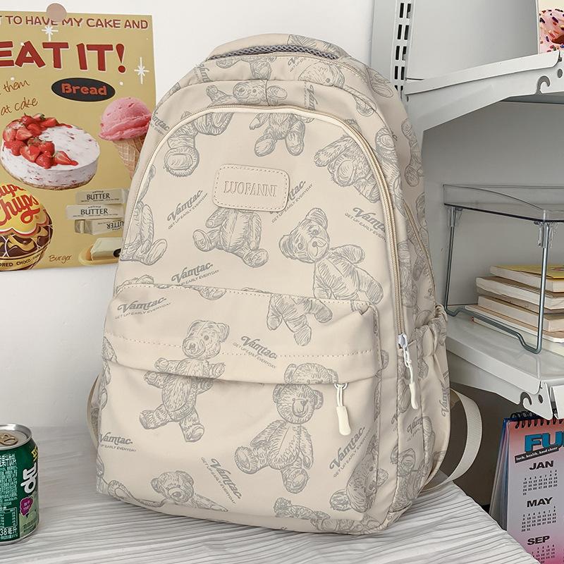 Children's Schoolbags Elementary School Students  Girls' High Ooking Junior High School Students' Printed Backpacks