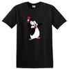 Penguin Cute Character Graphic T Shirt Funny Winter Tee for Kids and Adults