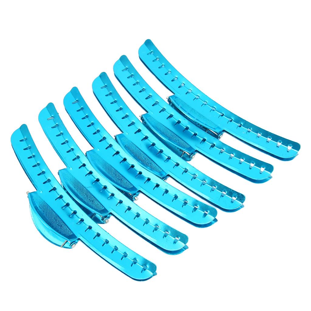 6pcs Hair Section Clamp Prevent Slip Strong Hold Lightweight Hair Styling Coloring Clips for Women