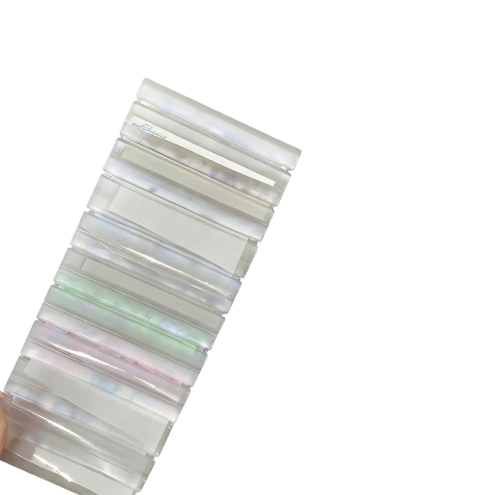 

Nail Art Transfer Paper Storage Box Organizer with Multiple Slots for Easy Sorting and Protection of Nail Foils and Decals One Size