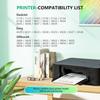 63XL Black Ink Cartridge (2-Pack) High-Yield for HP Ink 63 63XL HP63 XL Combo Pack Works with HP DeskJet 1112, 2130, 3630 Series; Envy 4510, 4520