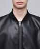 Musinsa Standard Synthetic Leather Extra Oversized Ma-1 Bomber Jacket [Black]