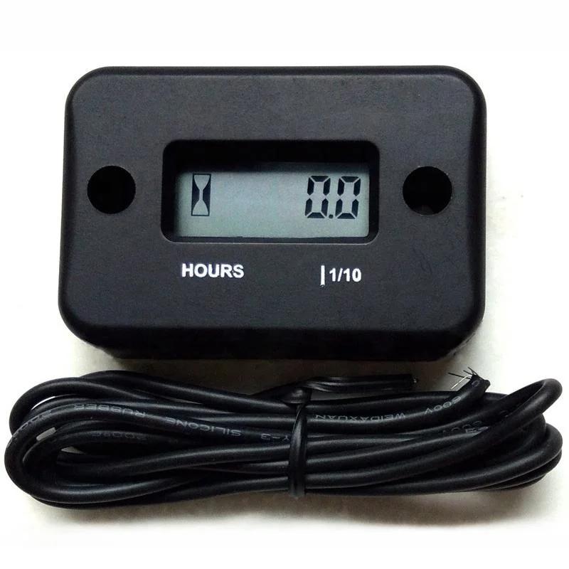 Tachimetro per Motocicletta Resistente e Impermeabile, Motoscafo, ATV, Timer Sensore LCD, Tachimetro, Alta Temperatura