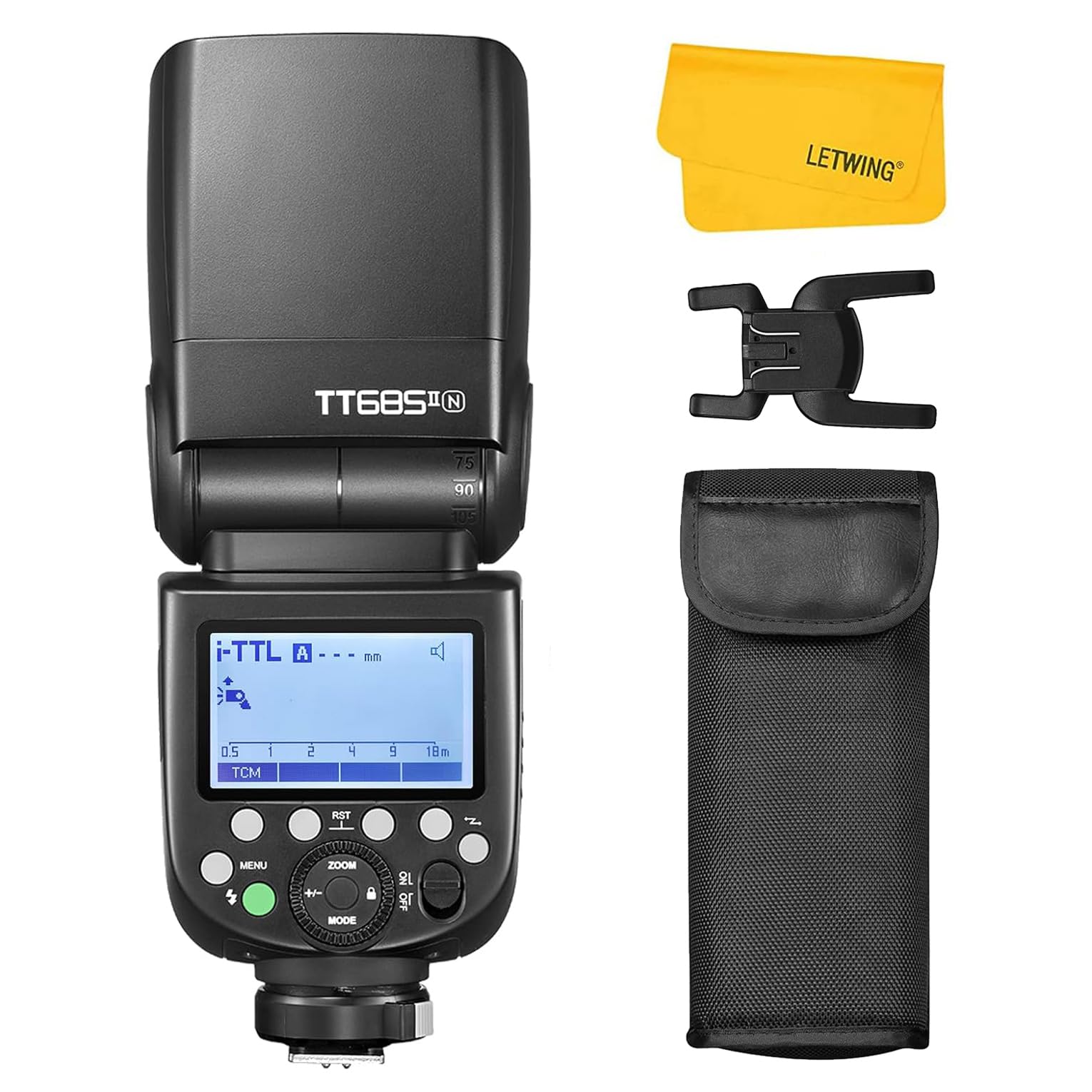 

GODOX TT685NII Camera Flash Strobe TTL HSS Wireless Transmission Speedlight Flash Compatible with Nikon D800 D4 D780 D610 D500 Z72 D300S D750 D5100