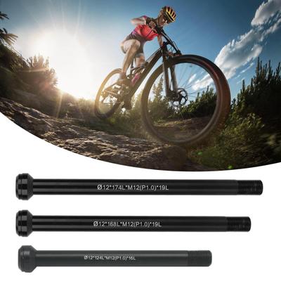 Perni Passanti per Mountain Bike da 12mm Metallo ad Alta Resistenza Perni Passanti di Ricambio Biciclette Asse Passante Ruota Posteriore Durevole