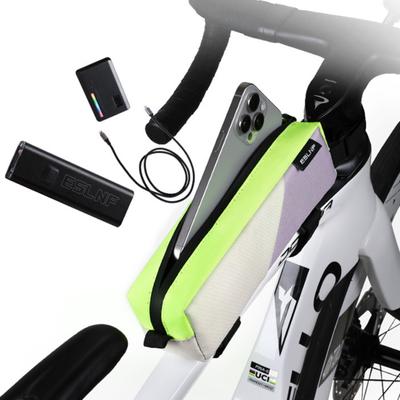 Fahrrad-Oberrohrtasche, wasserdicht, große Kapazität, Reißverschluss, MTB, Rennrad, Mountainbike, Vorderrahmen-Aufbewahrungstasche, Fahrradzubehör