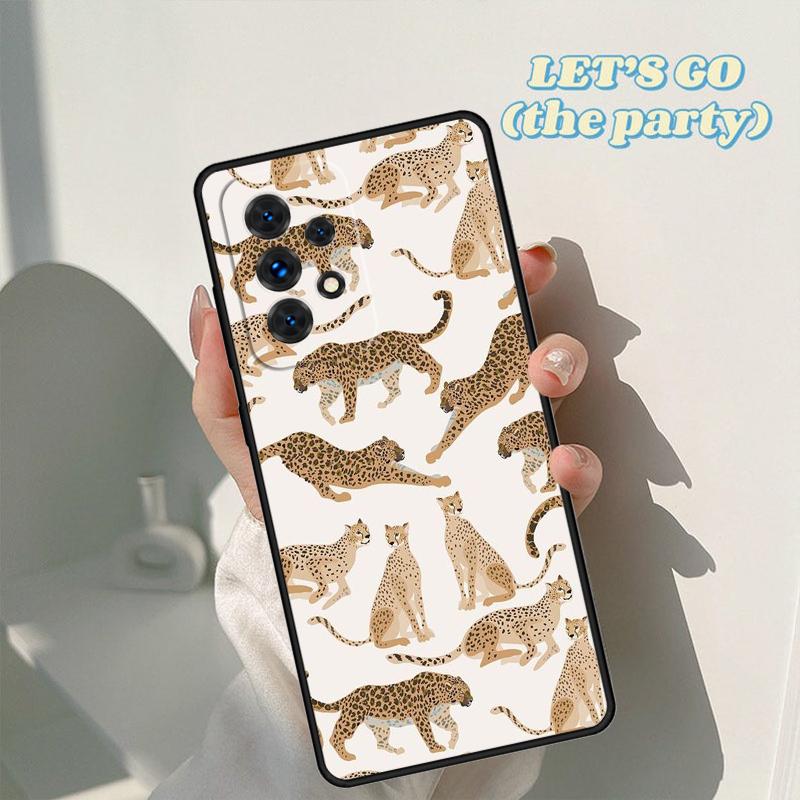 Cheetah Panther phone case For Samsung Galaxy A42 A31 A40 A51 A71 A32 A80 A91 A52 A72 A73 A20e A21S A50 A70 A11 A12 Cover