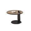 Nordic Minimalist Round Tempered Glass Coffee Table for Living Room - Elegant Light Luxury Italian Style for Small Apartments