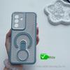 Samsung S26 Ultra Magnetic Rotating Stand Case, S25 Mesh Heat Dissipation, A27 Drop-Proof Cross-Border Phone Case
