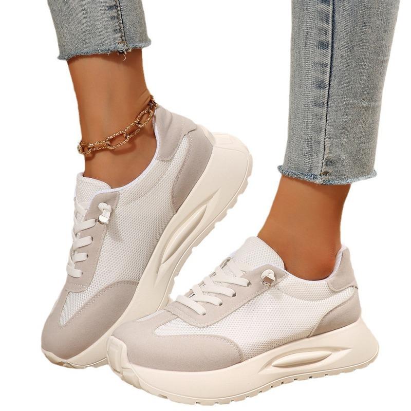 Large Size Single Shoes Women's Autumn New Platform Trend Versatile Dad Shoes Casual Sports Women