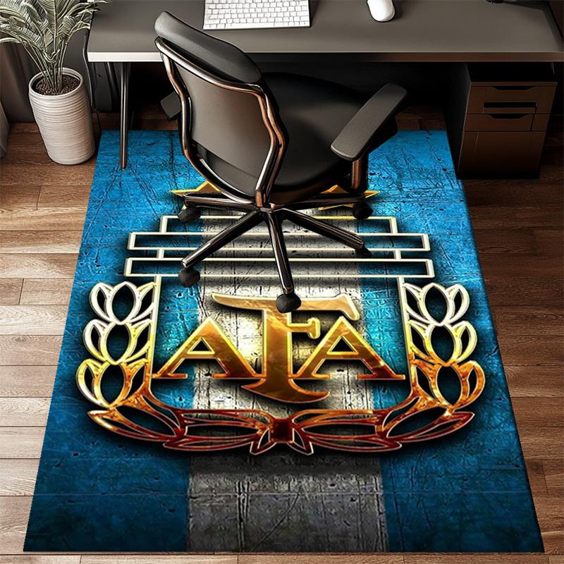 Argentina Football club Printed Office Carpet Chair Cushion  Entryway Rug, Rugs for Living Room, Bedroom Christmas gifts