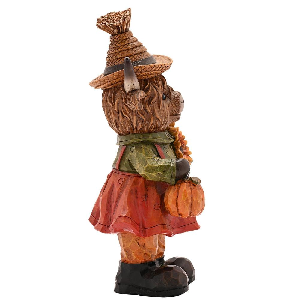 Country Living Highland Cow with Sunflowers