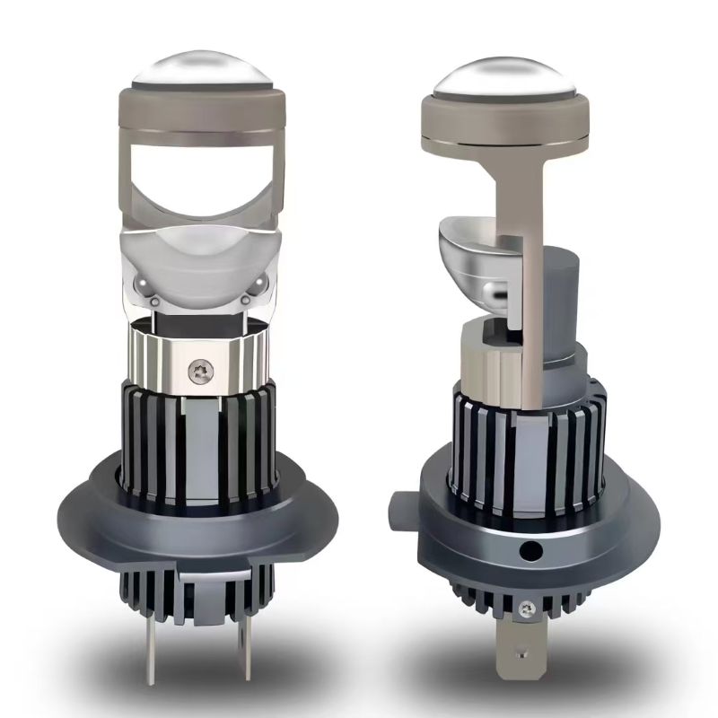 H7 LED Mercek Kablosuz LED Projektör 9005 9006 HB3 H11 HB4 Araç Farı Tak-Çalıştır Mini Mercek Projektör Sis Lambası 2 ADET