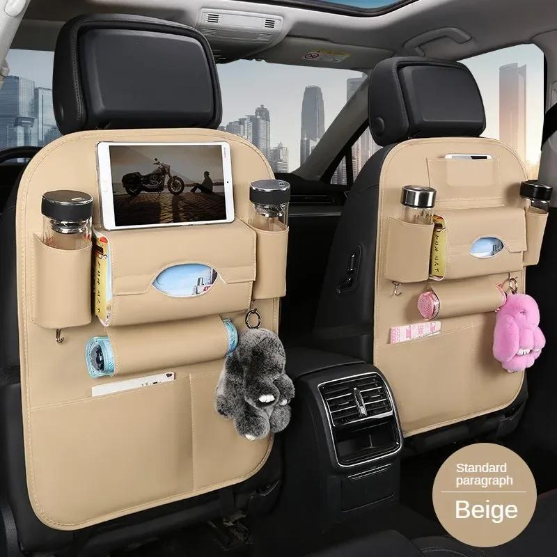 Autozubehör Universeller Autositz-Organizer mit Ablage Tablethalter Mehrfachtaschen-Aufbewahrung Automobile Innenraum Verstauen Aufräumen