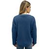 Women's V-Neck Cable Knit Long Sleeve Slim Fit Pullover Sweater