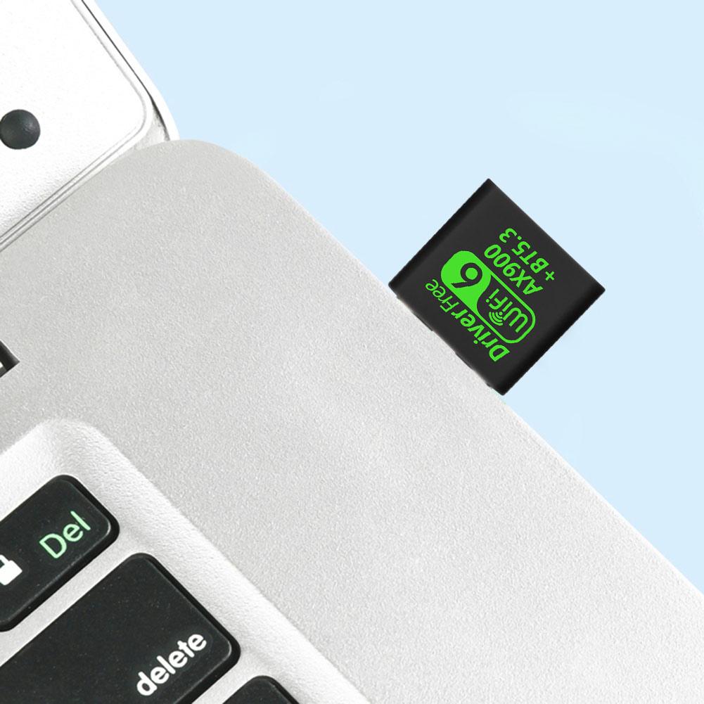AX900 USB WiFi 6 Bluetooth 5.3 Adapter 2in1 Dongle Dual Band 2.4G&5GHz USB WiFi Network Wireless Wlan Receiver DRIVER FREE