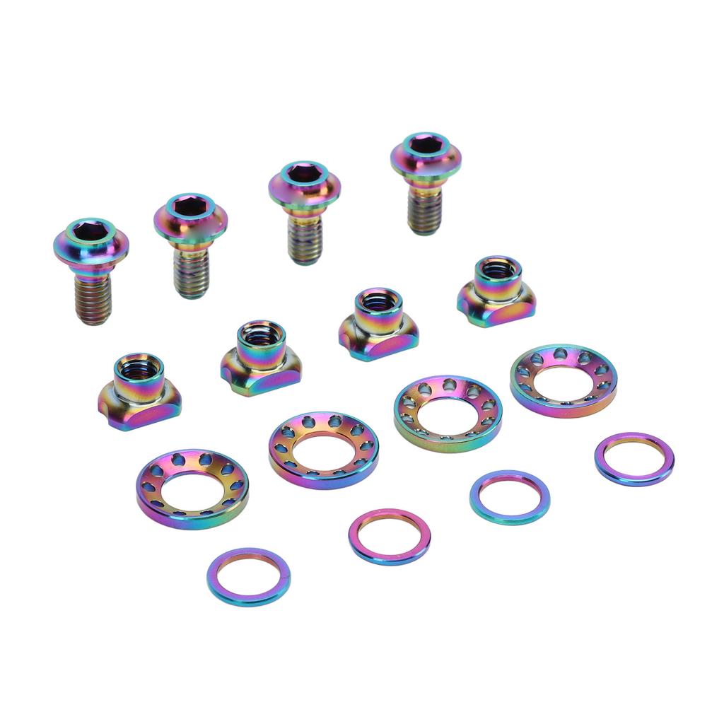 16PCS Road Bike C Brake Clamp Screw Kit Ti Alloy Lightweight C Brake Clamp Screw Bolt Set for R8000