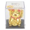 Automatyczna Figurka Maneki-neko na Energię Słoneczną Machająca Łapką do Samochodu i Biurka Dekoracja Feng Shui z Płynnym Ciągłym Ruchem