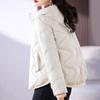 Cotton Women's Short Style Thin and Light Jacket with A Hood for Women