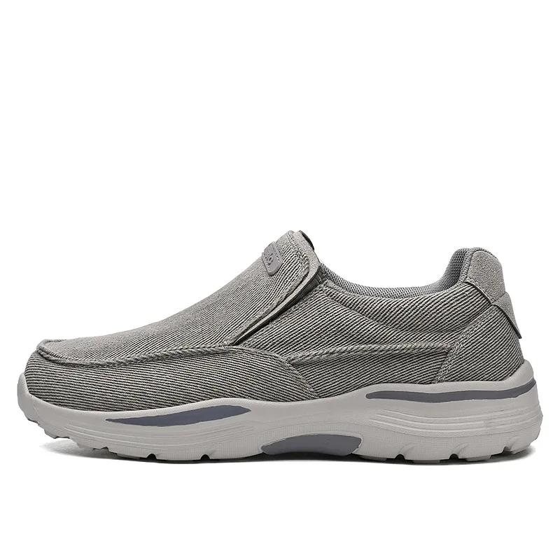 Fashion Men's Casual Shoes Canvas Breathable Loafers Men New Male Comfortable Outdoor Walking Shoes Classic Loafers Men Sneakers