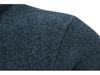Men's Plus Size Thickened Velvet Zipper Cardigan Sweater - Youth Casual Stand Collar Pullover for Autumn and Winter