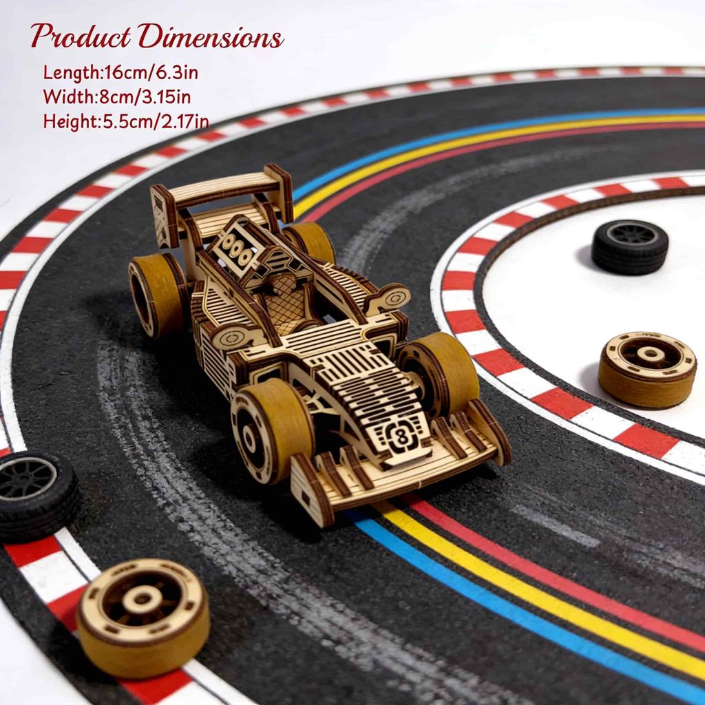 3D Wooden Puzzle Car DO-IT-YOURSELF Wooden Miniature Perfect as a Birthday Halloween Easter Christmas or Latest Year s Present