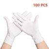 20/100PCS White Nitrile Gloves Disposable Kitchen Gloves for Household Cleaning Cooking Non-Slip Beauty Hair Salon Work Gloves