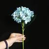 Artificial 46cm Hydrangea Fake Silk Flowers Bouquet Bridal Wedding Decor Home