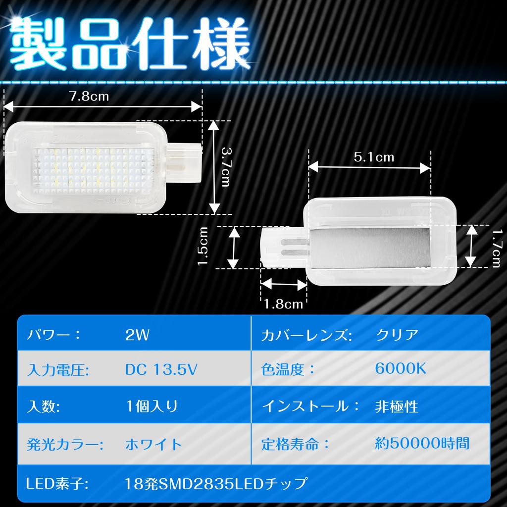 NEIFILES LED Luggage Lamp for Honda MDX NSX S2000 Integra Inspire Vezel Odyssey N-BOX CR-Z ZF2, CR-V RW, RT5, RT6, YD1, NA1, NA2, AP1, AP2, Accord,