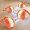 Intelligenter Hundespielzeugball Elektronisches Interaktives Haustierspielzeug Beweglicher Ball USB Automatisches Bewegen Hüpfend für Welpen Geburtstagsgeschenk