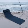 Camping Folding Floor Chair with Backrest Practical Portable Folding Beach Chair Lounge Mat for Beach Picnic Hiking Garden BBQ