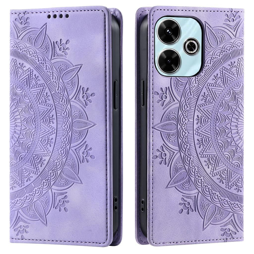 Style-010 For Xiaomi Redmi 13 5G/4G Case Magnetic Closing Leather Phone Cover Pattern Imprinted