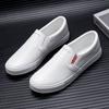 Classic White Leather Loafers Men Flats Casual Shoes Slip On  Sneakers Man Black Moccasin For Men Boat Shoes Sapato Masculino