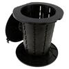 Portable Toilet Retractable Camping Toilet Height Adjustable Reusable Folding Toilet with Paper Holder for Travel Camping Picnic