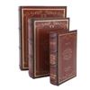 Decorative Vintage Book Shaped Trinket Storage Box Decorative Book Boxes for Office Model Photo