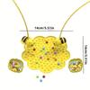 Magnetic Bee and Sugar Bean Picking Toy,Parent-Child Interactive Learning Game,Includes Bees,Ladybugs,and Colorful Beads,Educational Magnetic Activity